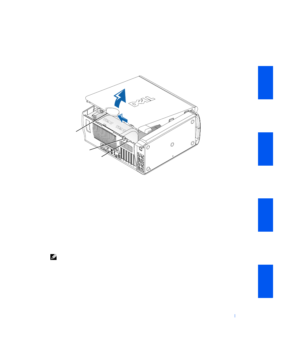 Opening the computer cover, Closing the computer cover, Close the computer cover | Dell PRECISION 530 User Manual | Page 69 / 300