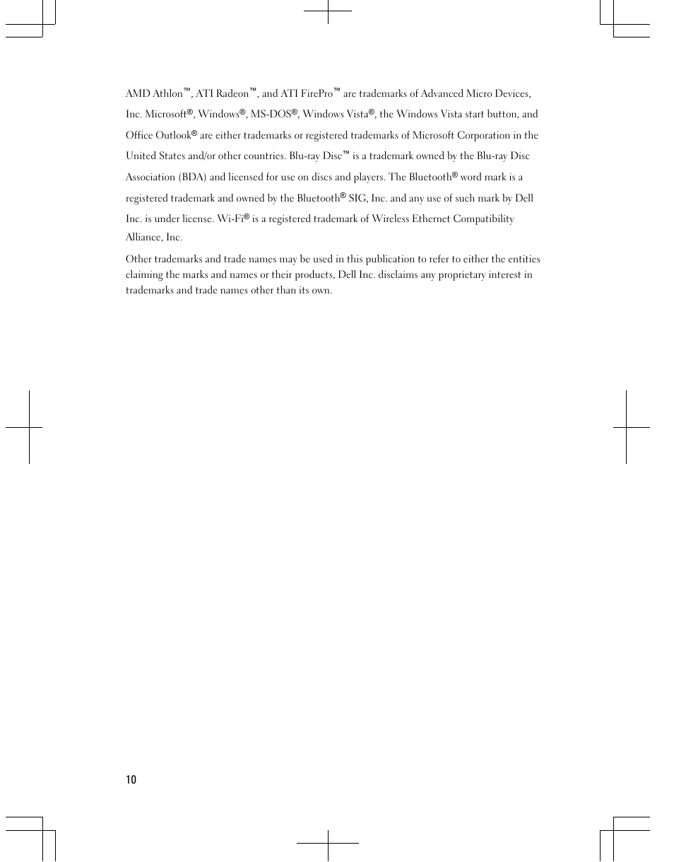 Dell Latitude E5520M (Early 2011) User Manual | Page 10 / 10