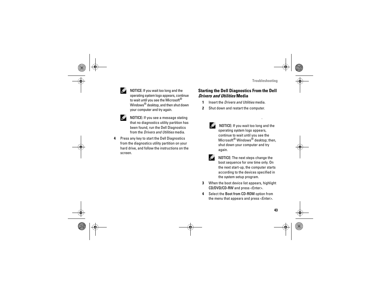 Dell Vostro A840 (Mid 2008) User Manual | Page 43 / 76