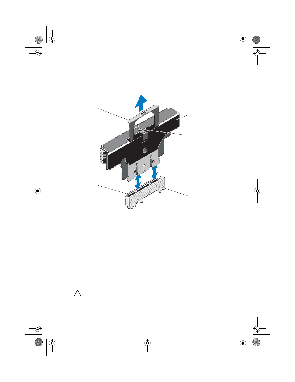 Figure 3-7. removing and installing a memory riser, Installing a memory riser, Installing a memory | Dell PowerEdge R910 User Manual | Page 101 / 210