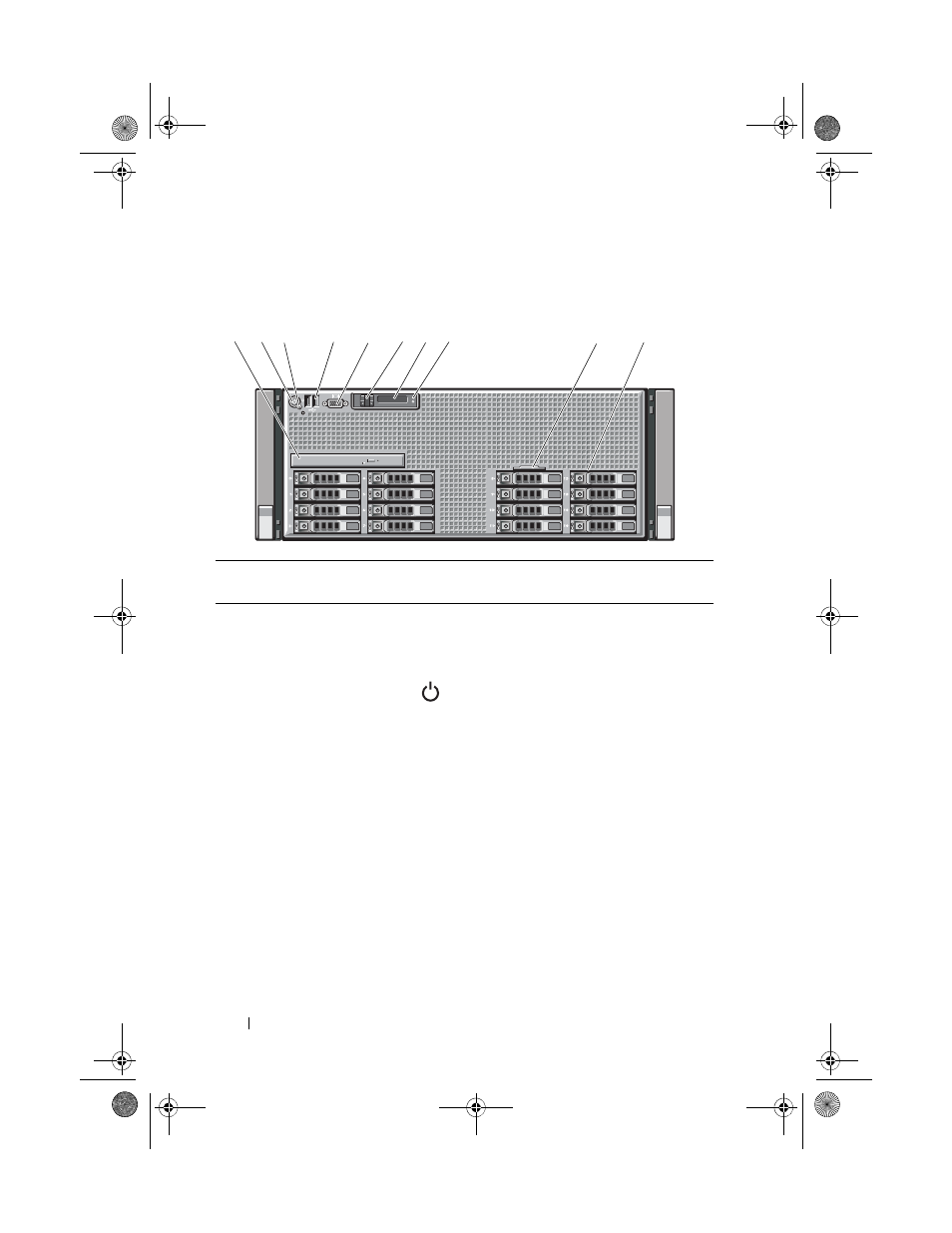 Front-panel features and indicators, Figure 1-1. front-panel features and indicators | Dell PowerEdge R910 User Manual | Page 12 / 210