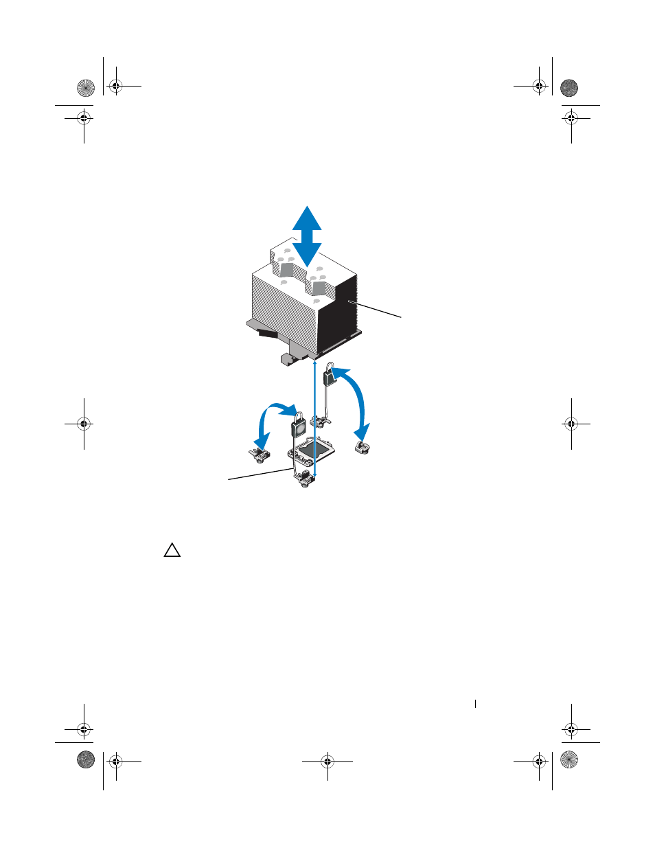 Figure 3-28. installing and removing the heat sink | Dell PowerEdge R910 User Manual | Page 149 / 210