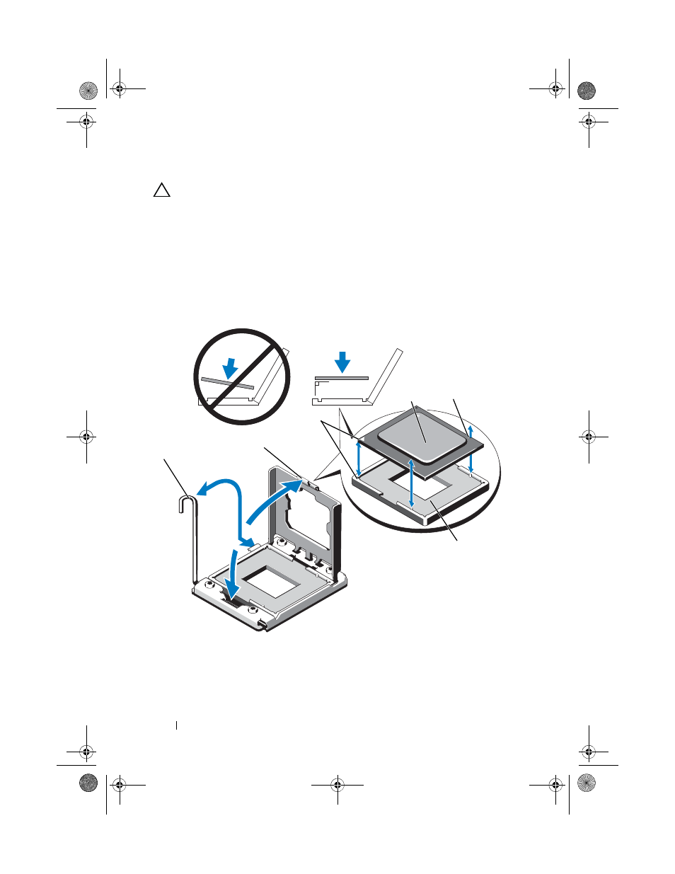 Figure 3-29. removing and installing a processor | Dell PowerEdge R910 User Manual | Page 150 / 210