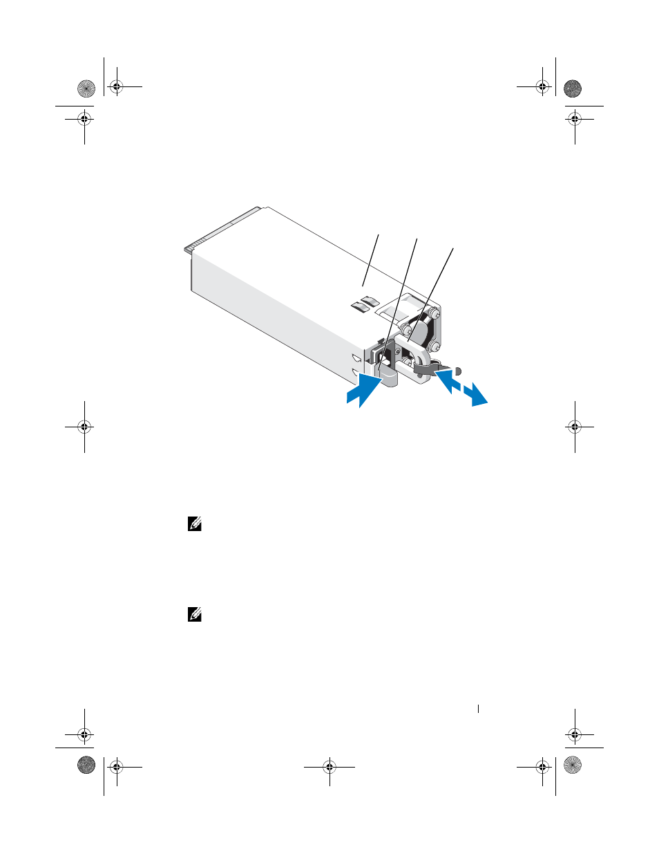 Installing a power supply | Dell PowerEdge R910 User Manual | Page 155 / 210