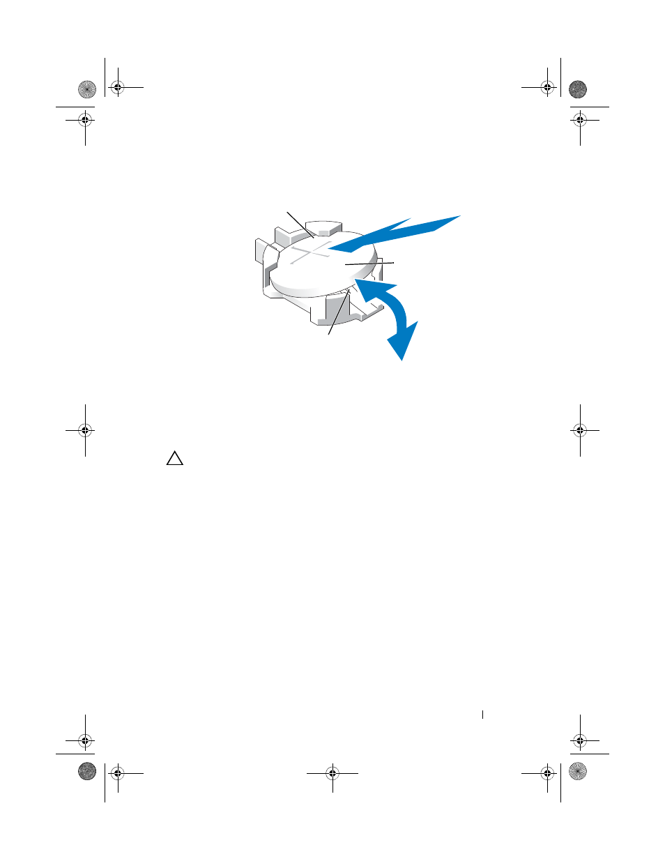 Figure 3-32. replacing the system battery | Dell PowerEdge R910 User Manual | Page 157 / 210