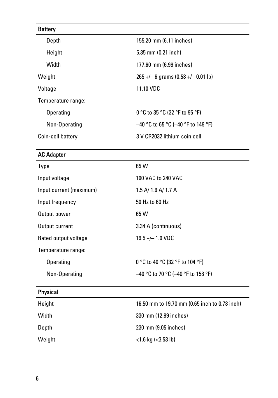Dell Vostro V130 (Late 2010) User Manual | Page 6 / 8