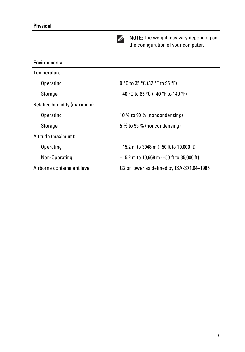 Dell Vostro V130 (Late 2010) User Manual | Page 7 / 8