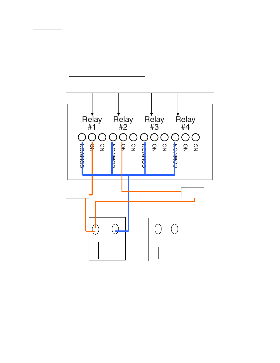 Relay #1, Relay #2, Relay #3 | Relay #4 | Bacharach RDM800 User Manual | Page 5 / 21