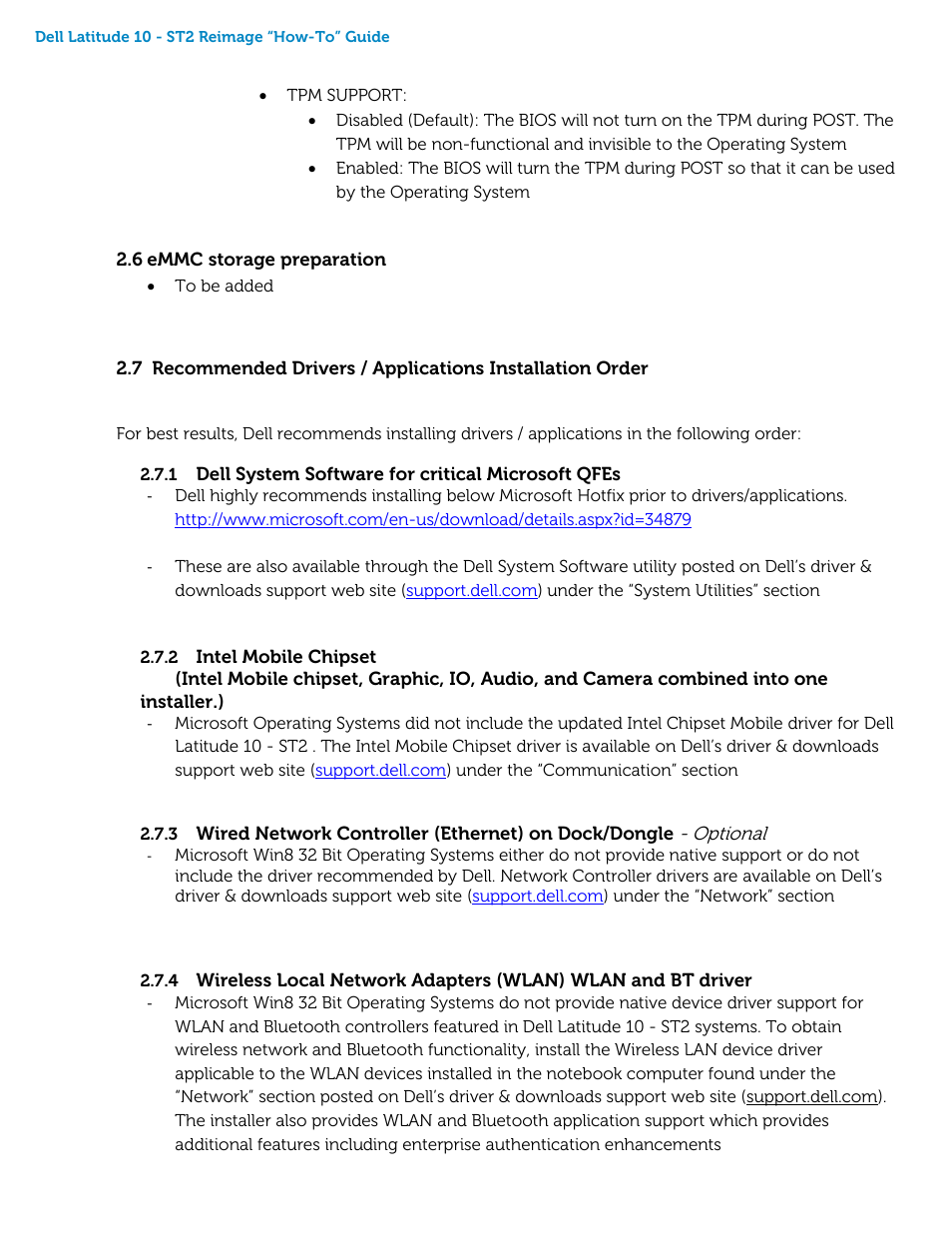 Dell Latitude 10 (Late 2012) User Manual | Page 8 / 9