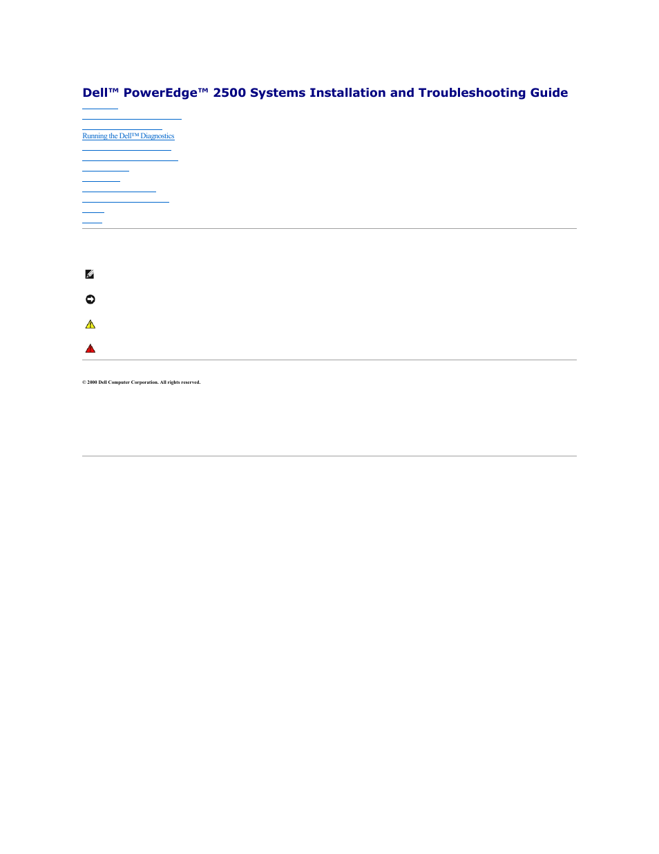 Dell PowerEdge 2500SC User Manual | 85 pages