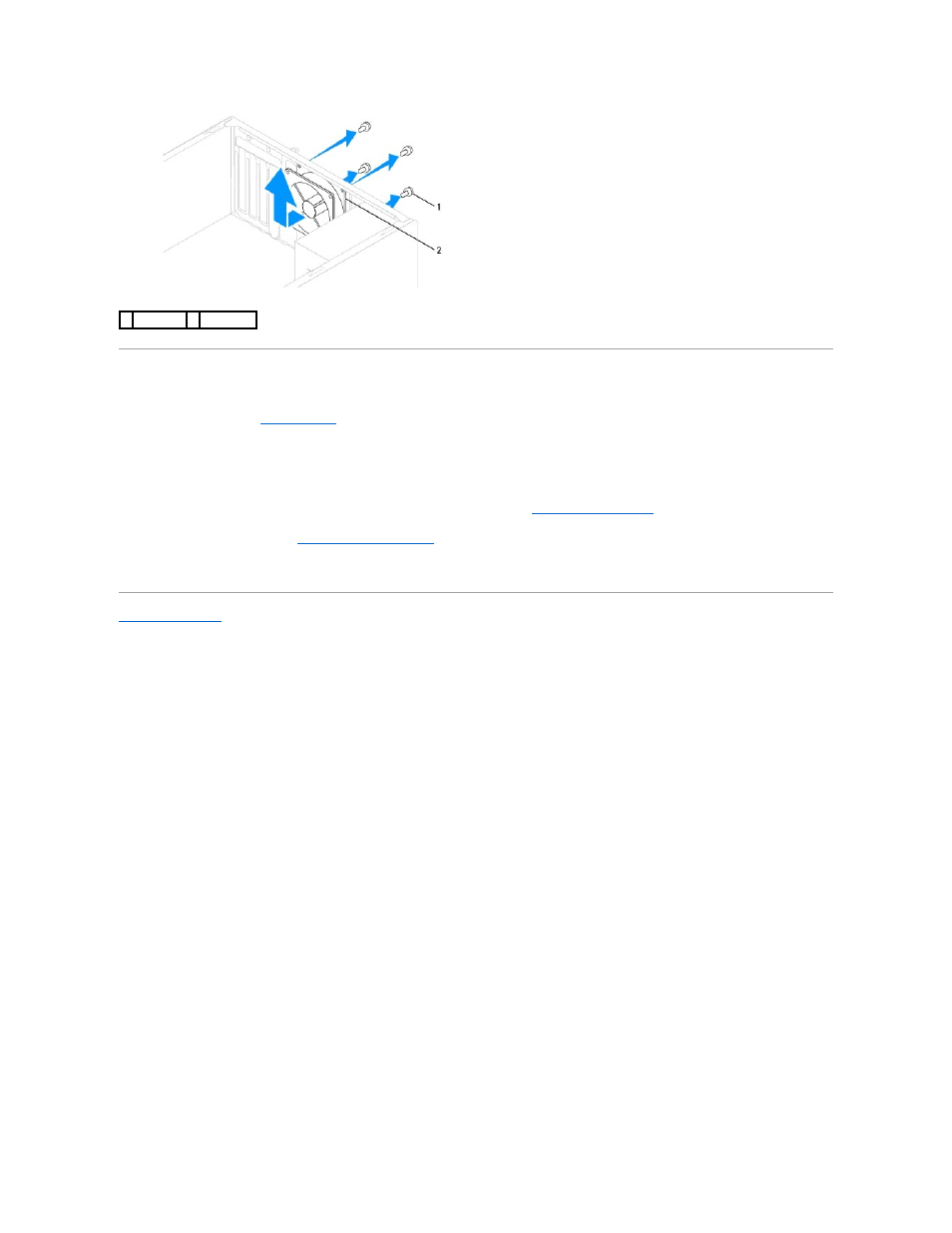 Replacing the chassis fan | Dell Inspiron 545 (Early 2009) User Manual | Page 23 / 45