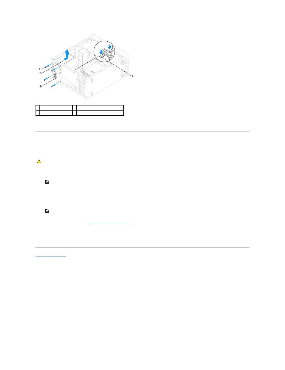 Replacing the power supply | Dell Inspiron 545 (Early 2009) User Manual | Page 30 / 45
