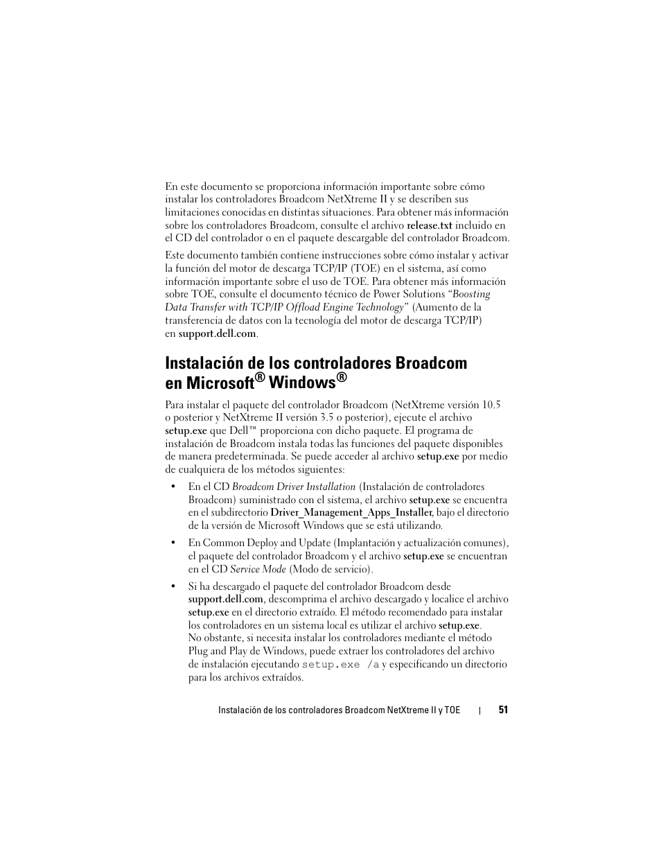 Windows | Dell Broadcom NetXtreme Family of Adapters User Manual | Page 53 / 58