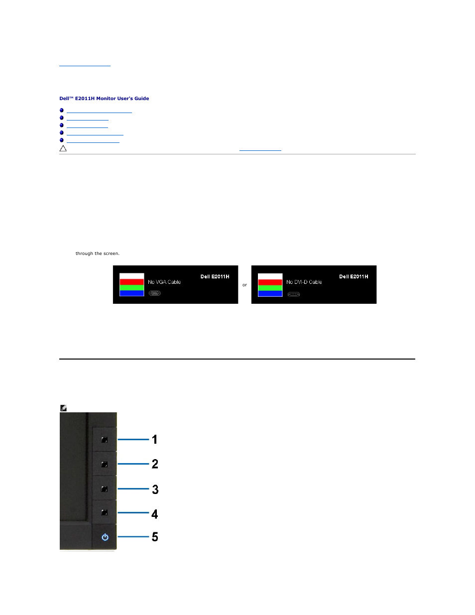 Troubleshooting, Troubleshooting your monitor, Built-in diagnostics | Dell E2011H Monitor User Manual | Page 29 / 32