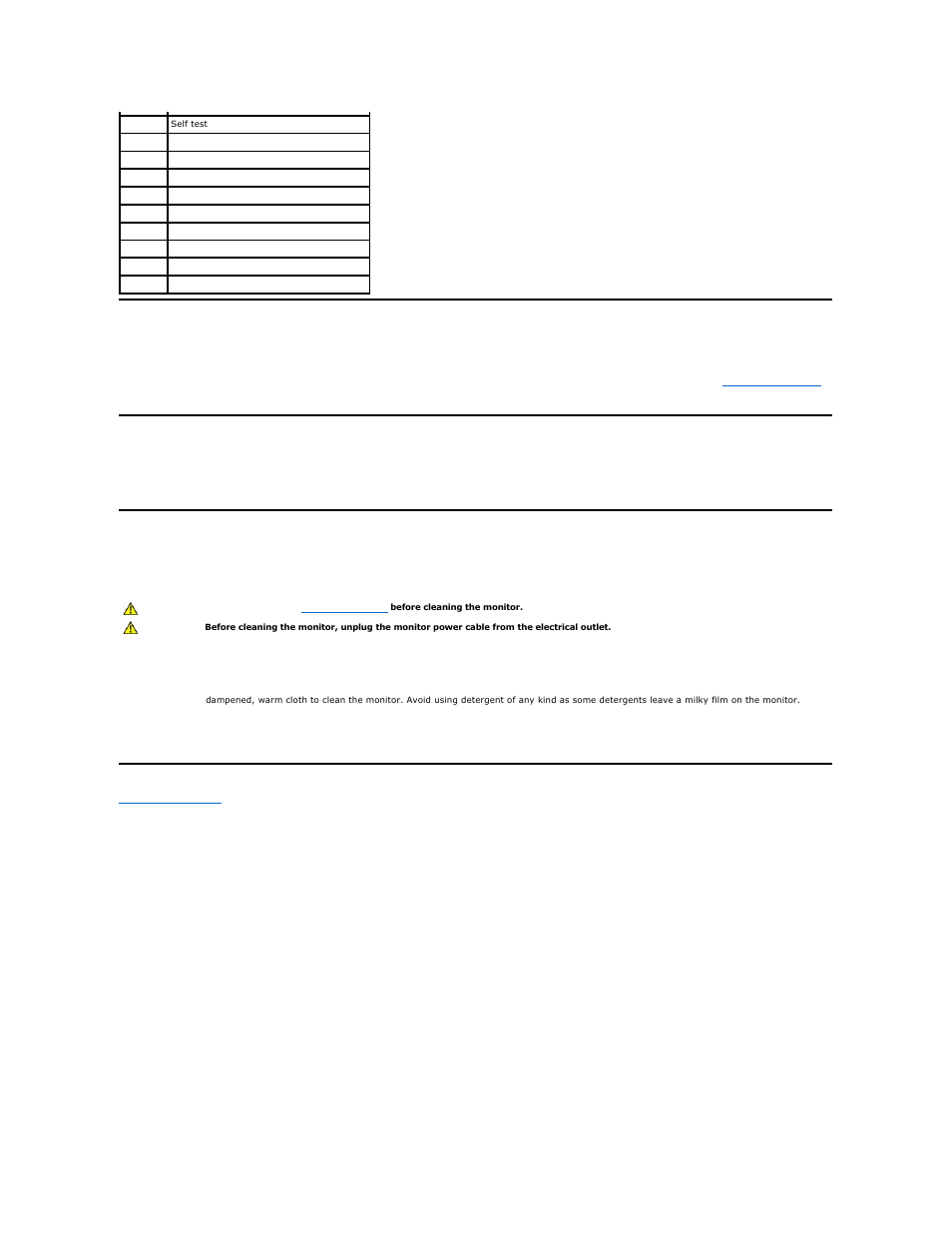 Plug and play capability, Lcd monitor quality and pixel policy, Maintenance guidelines | Cleaning your monitor | Dell E2011H Monitor User Manual | Page 9 / 32
