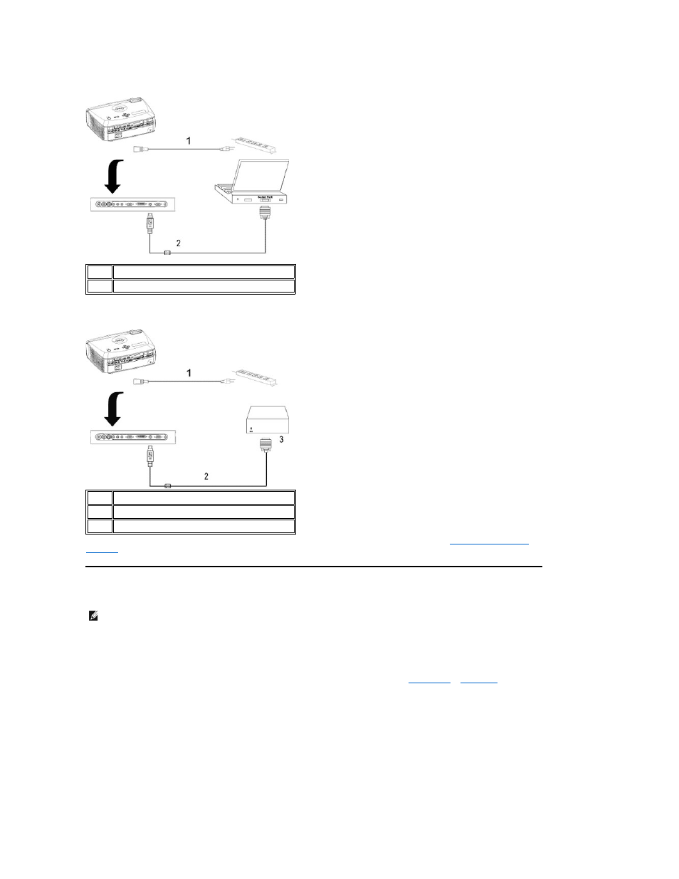 Powering on/off the projector | Dell Projector 4100MP User Manual | Page 18 / 50