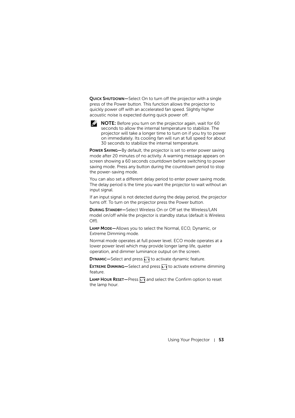Dell S510 Interactive Projector User Manual | Page 53 / 154