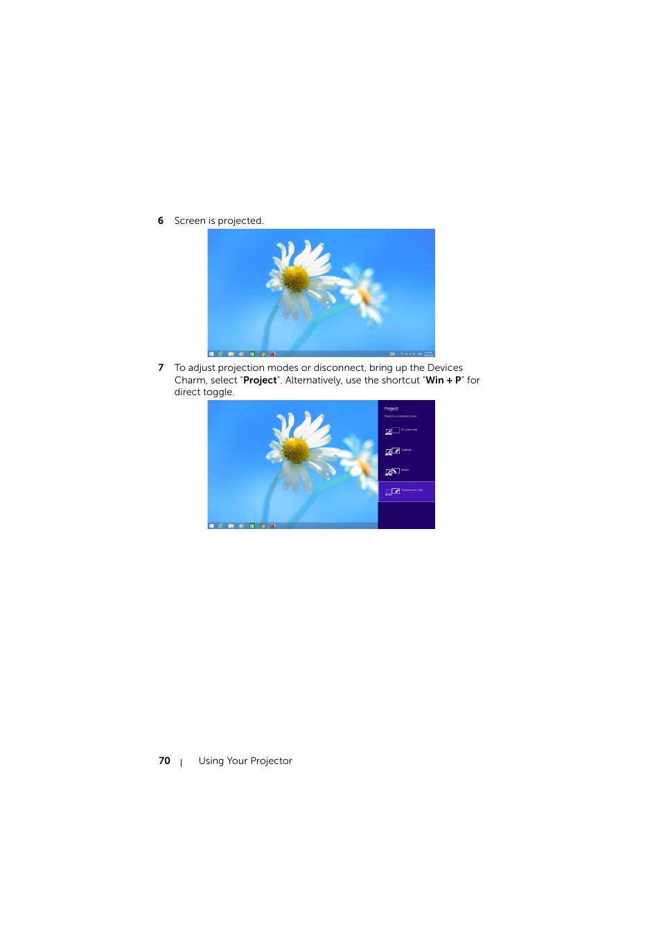 Dell S510 Interactive Projector User Manual | Page 70 / 154