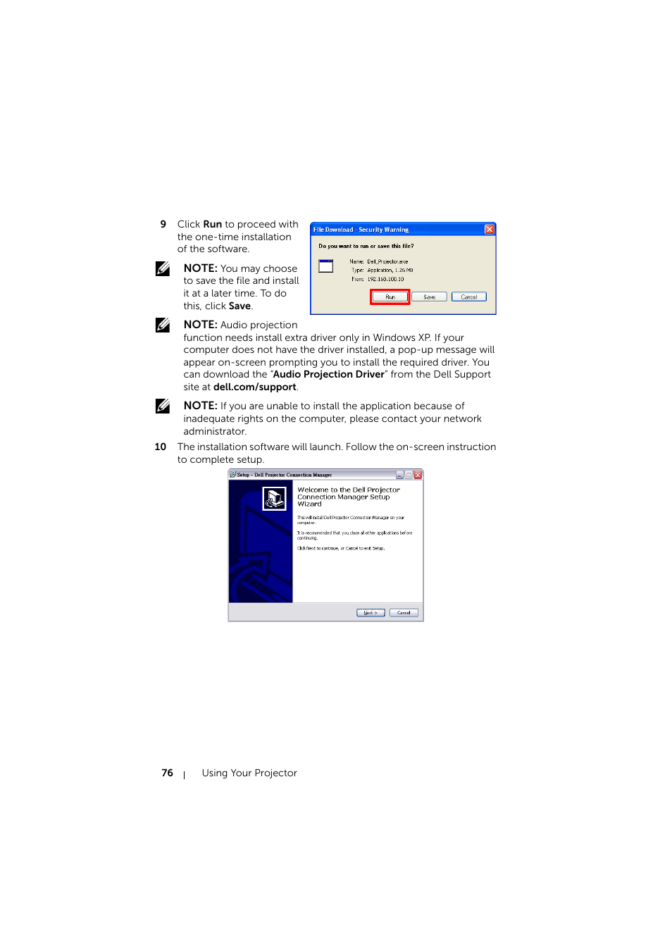 Dell S510 Interactive Projector User Manual | Page 76 / 154