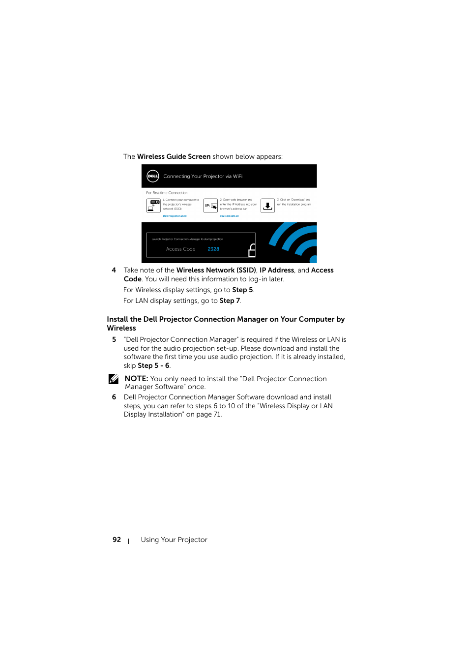 Dell S510 Interactive Projector User Manual | Page 92 / 154