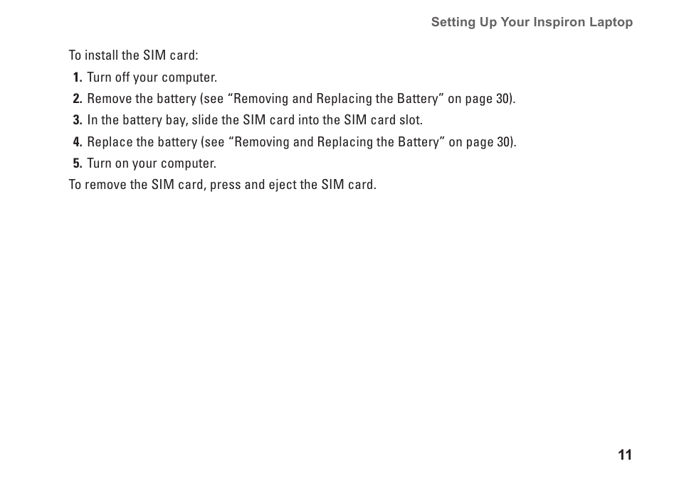 Dell Inspiron Mini 10 (1012, Late 2009) User Manual | Page 13 / 82