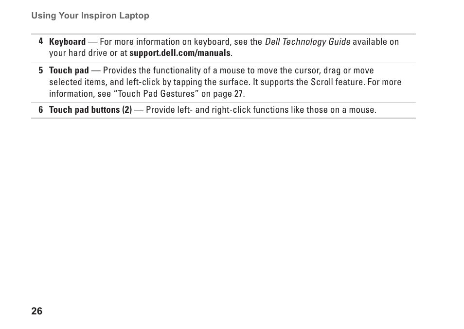 Dell Inspiron Mini 10 (1012, Late 2009) User Manual | Page 28 / 82