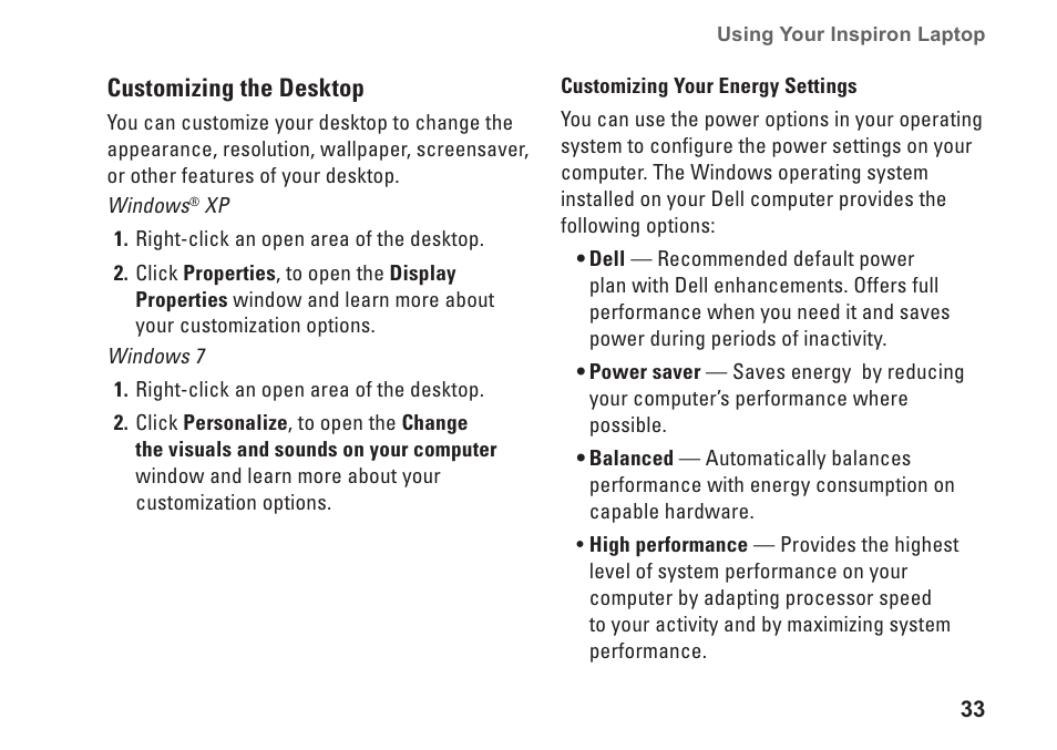 Dell Inspiron Mini 10 (1012, Late 2009) User Manual | Page 35 / 82