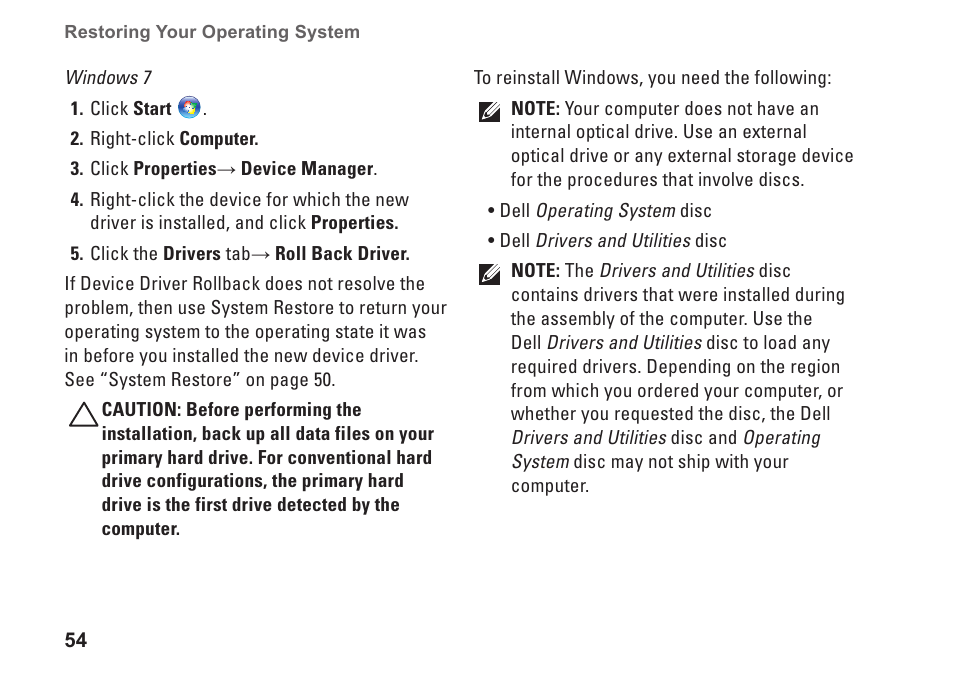 Dell Inspiron Mini 10 (1012, Late 2009) User Manual | Page 56 / 82