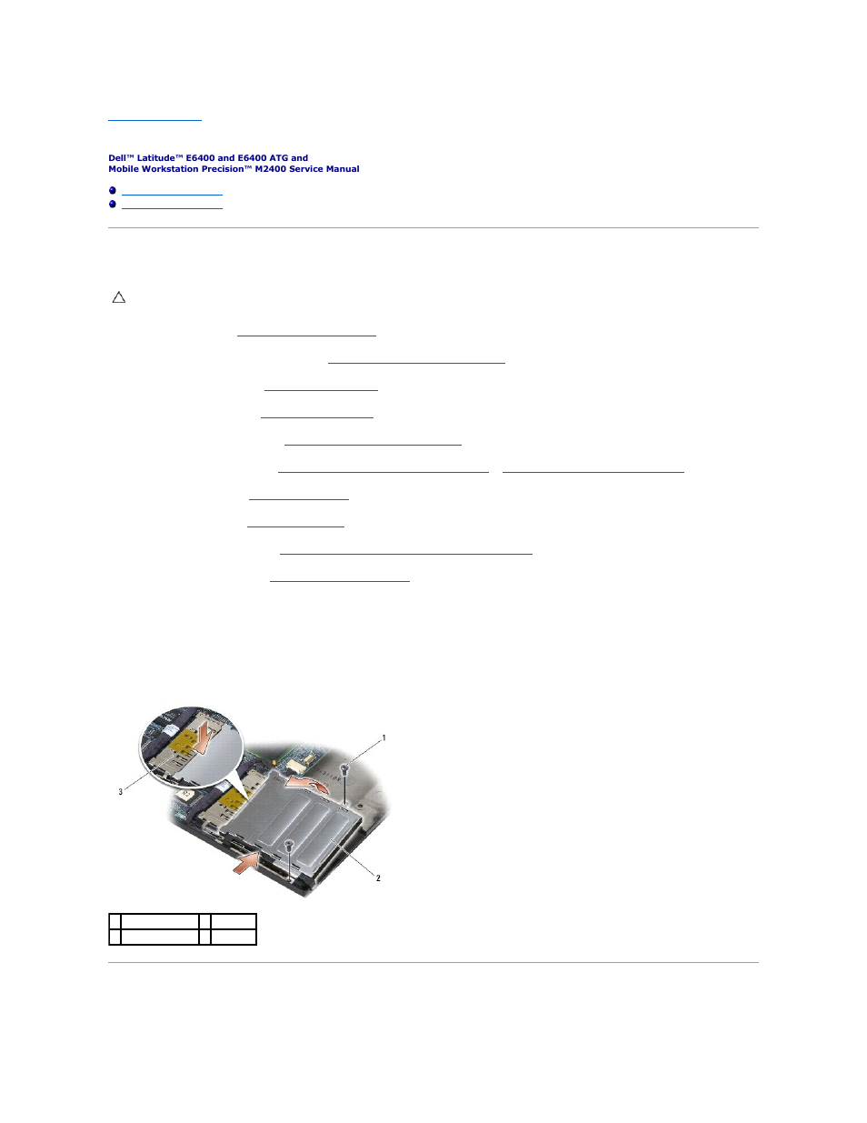 Card cage, Removing the card cage, Replacing the card cage | Dell Precision M2400 (Mid 2008) User Manual | Page 15 / 100