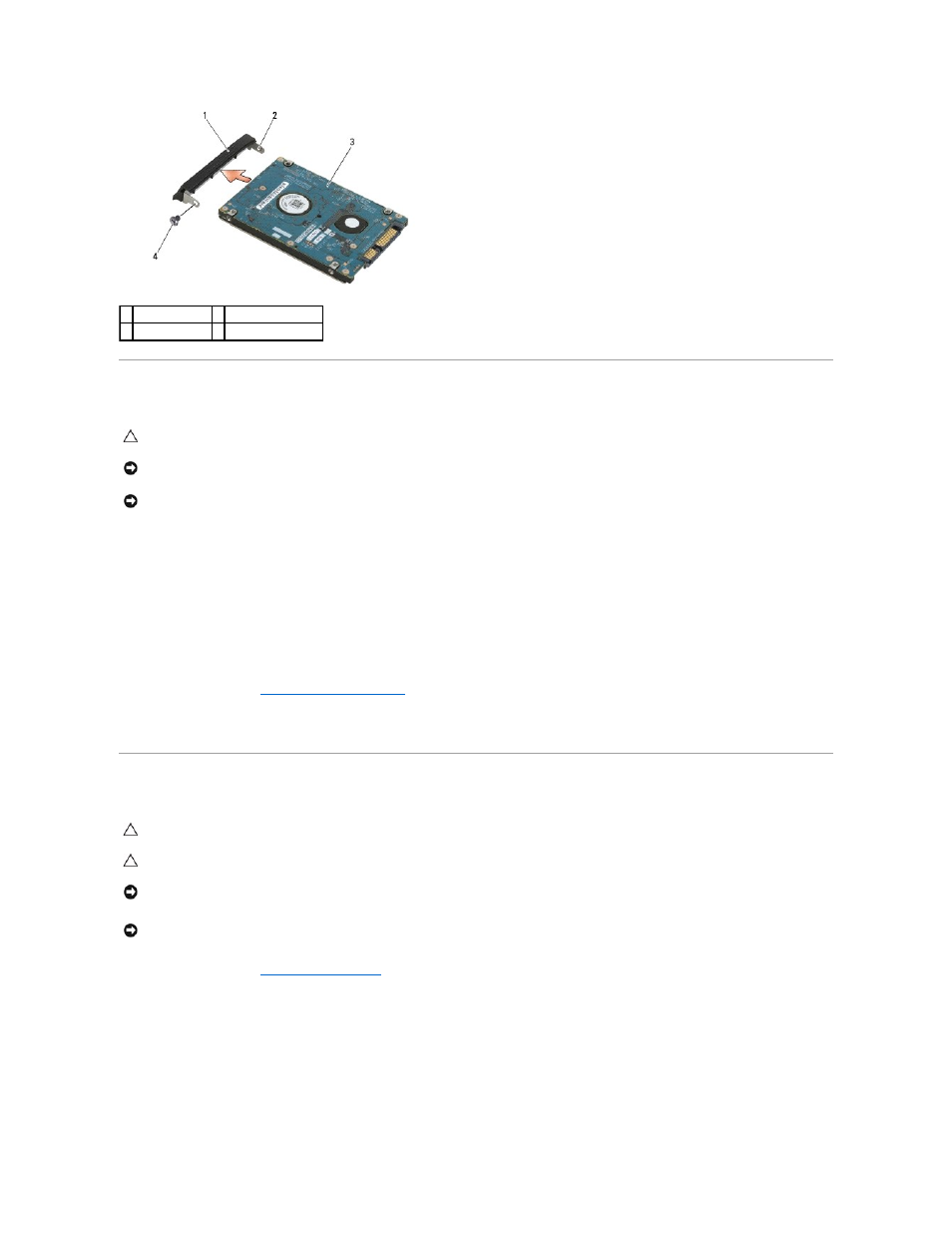 Replacing the hard drive, Removing the 1.8" hard drive (e6400 atg) | Dell Precision M2400 (Mid 2008) User Manual | Page 52 / 100