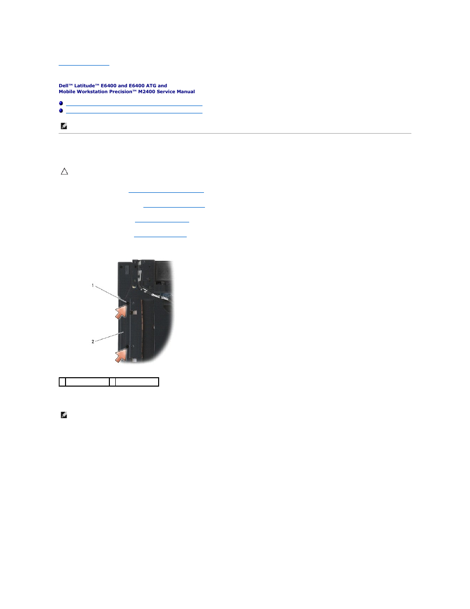 Right speaker grill/fingerprint reader assembly | Dell Precision M2400 (Mid 2008) User Manual | Page 78 / 100