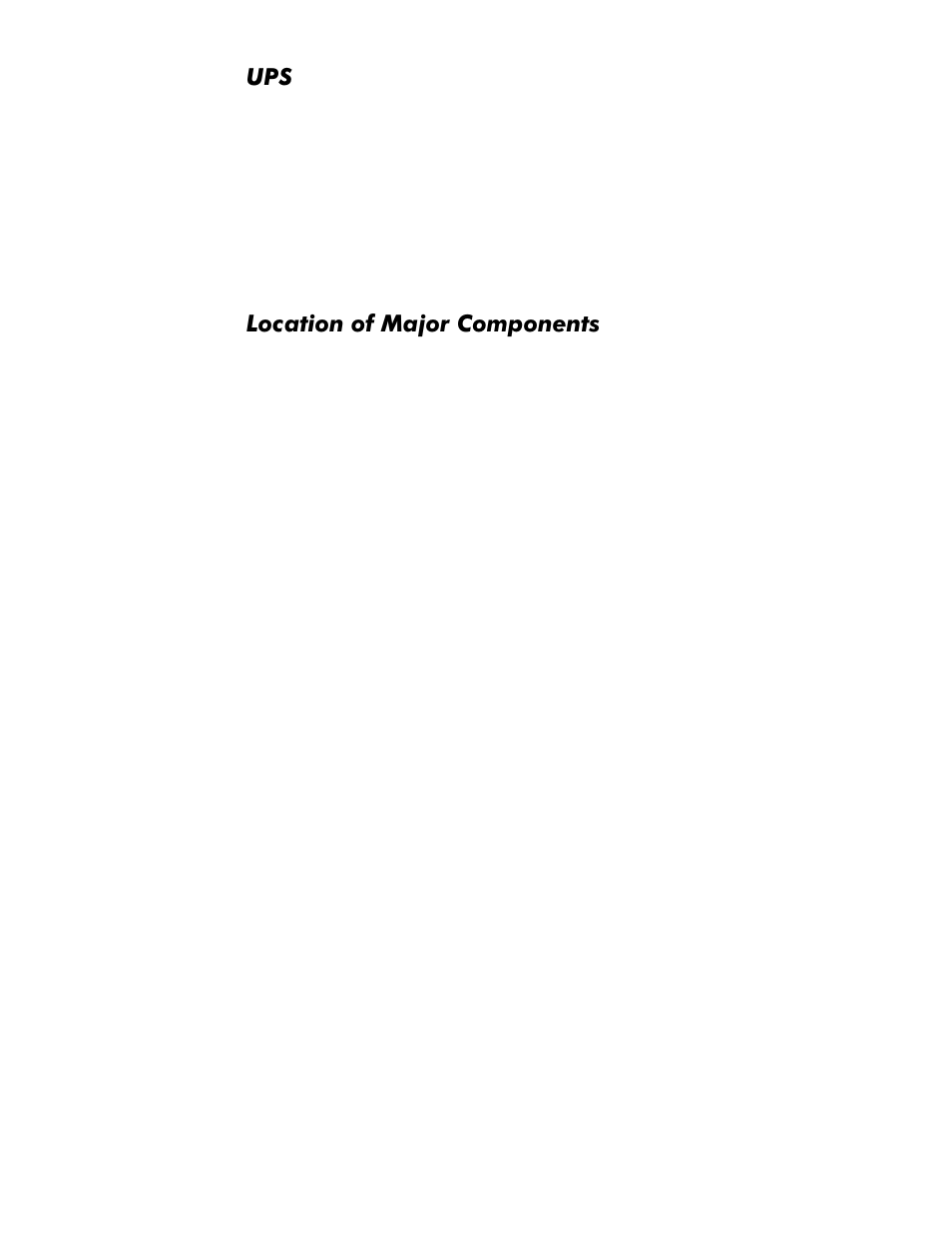 Location of major components, Ups -8, Location of major components -8 | Rfdwlrqri0dmru&rpsrqhqwv | Dell OptiPlex GX1p User Manual | Page 20 / 170