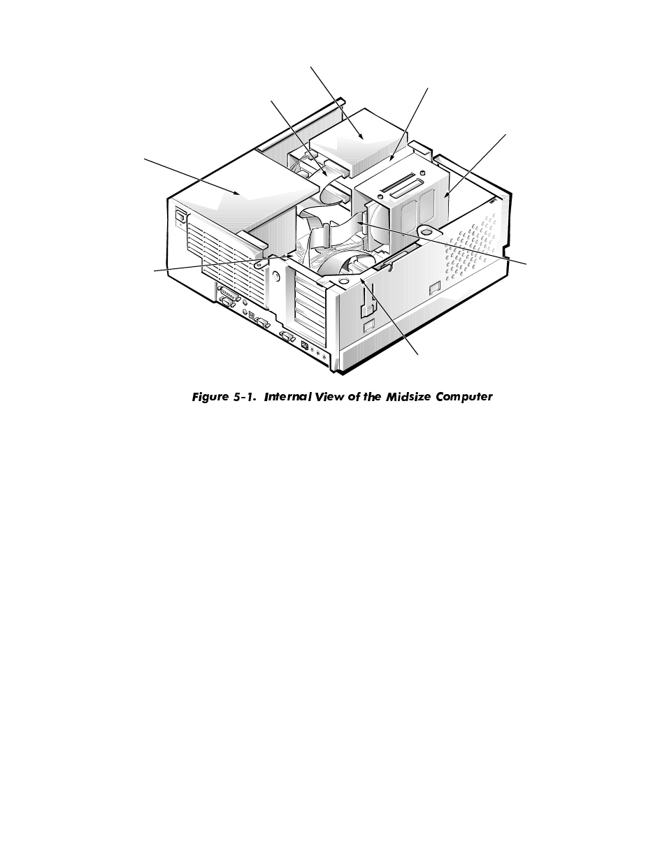 Figure 6-20, System board components | Dell OptiPlex GX1p User Manual | Page 95 / 170