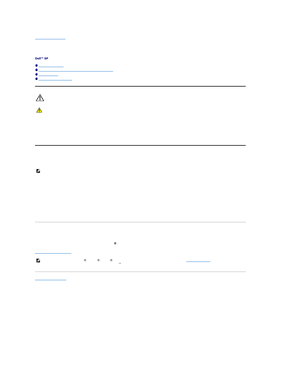 Appendix, Caution: safety instructions, Contacting dell | Your monitor setup guide | Dell SP2208WFP Monitor User Manual | Page 11 / 33