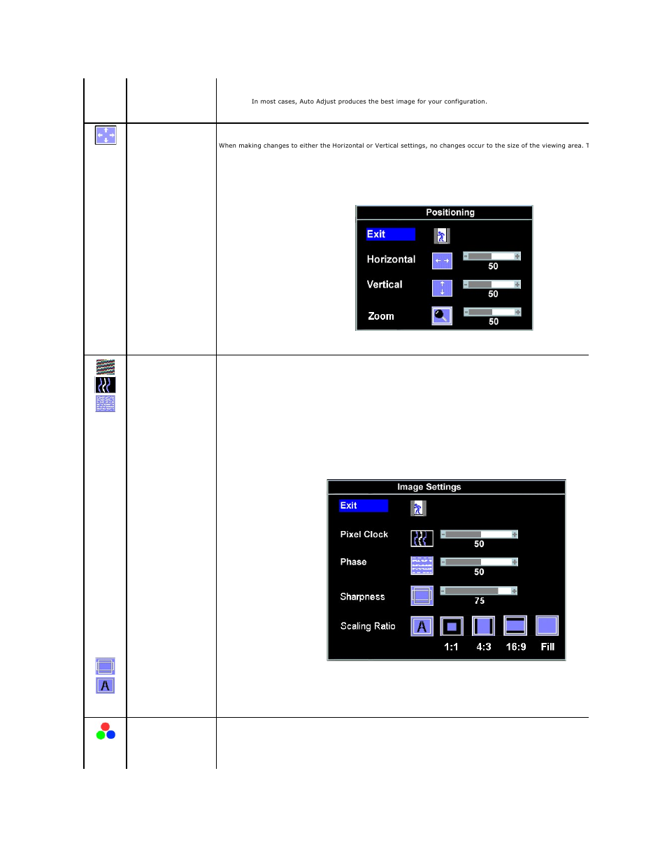 Dell SP2208WFP Monitor User Manual | Page 17 / 33