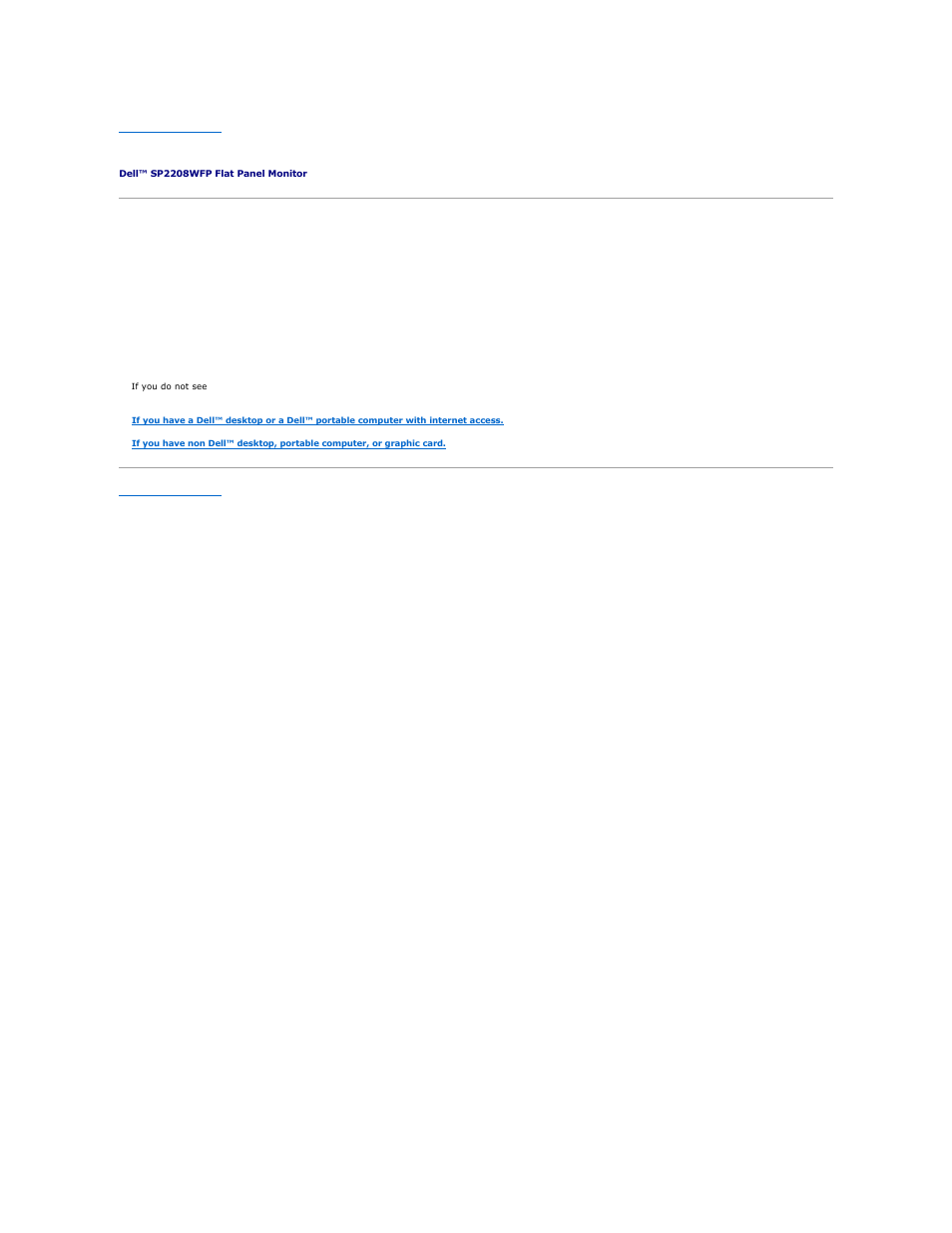 Setting up your monitor | Dell SP2208WFP Monitor User Manual | Page 25 / 33
