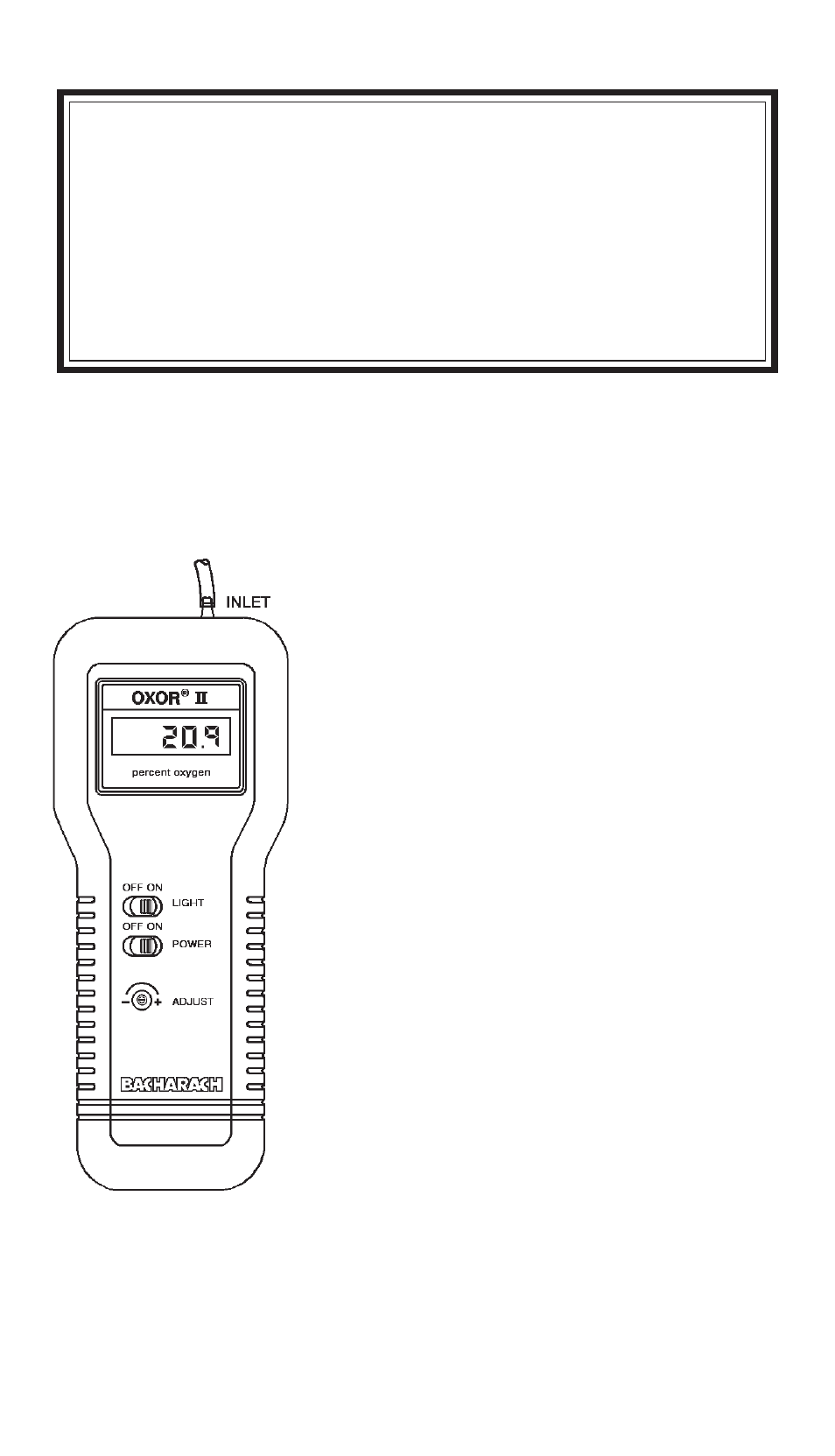 1introduction | Bacharach OXOR II 19-7037 User Manual | Page 3 / 10