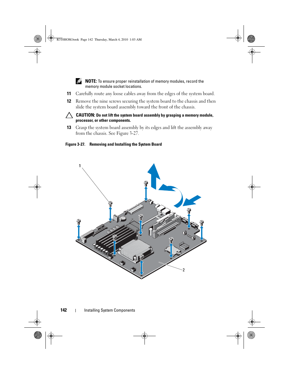 Dell PowerEdge R310 User Manual | Page 142 / 176