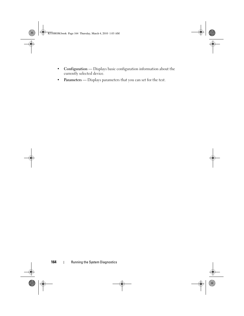 Dell PowerEdge R310 User Manual | Page 164 / 176
