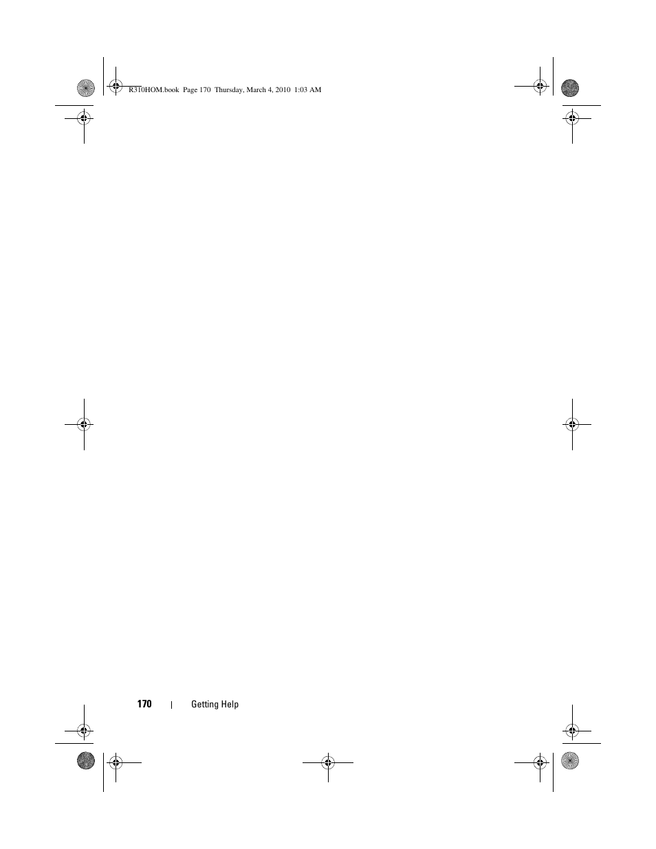 Dell PowerEdge R310 User Manual | Page 170 / 176