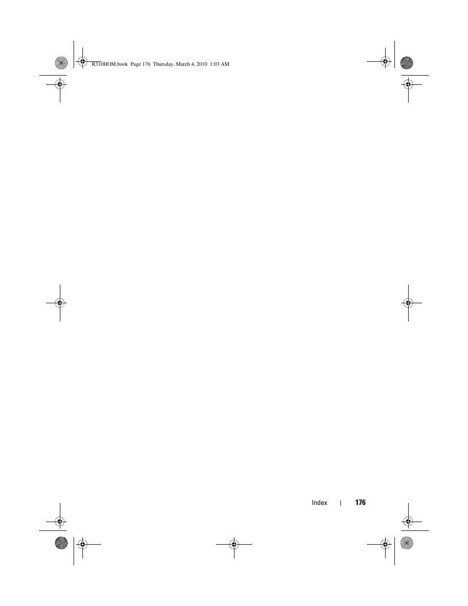 Dell PowerEdge R310 User Manual | Page 176 / 176