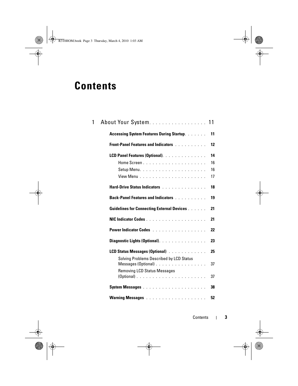 Dell PowerEdge R310 User Manual | Page 3 / 176