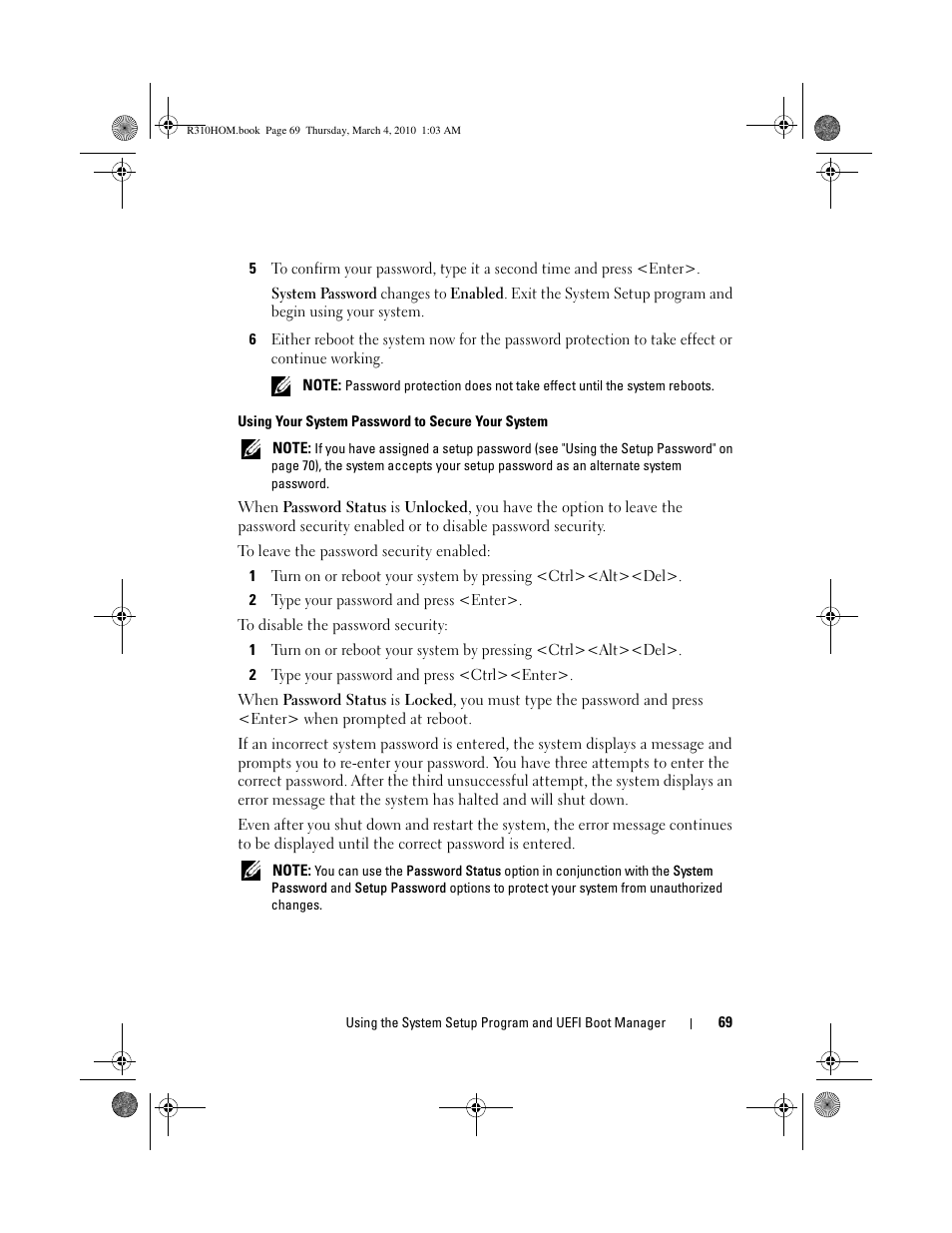 Dell PowerEdge R310 User Manual | Page 69 / 176