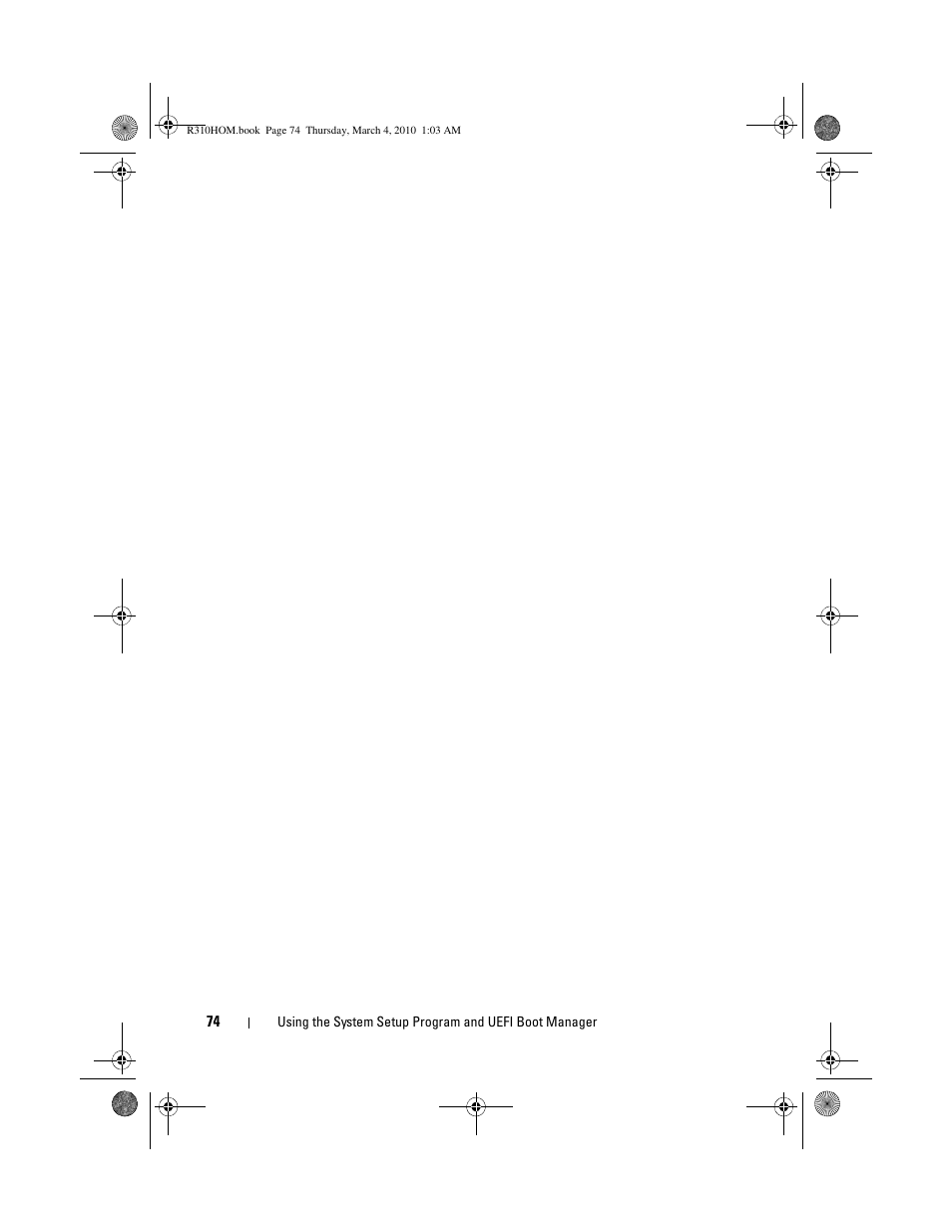 Dell PowerEdge R310 User Manual | Page 74 / 176