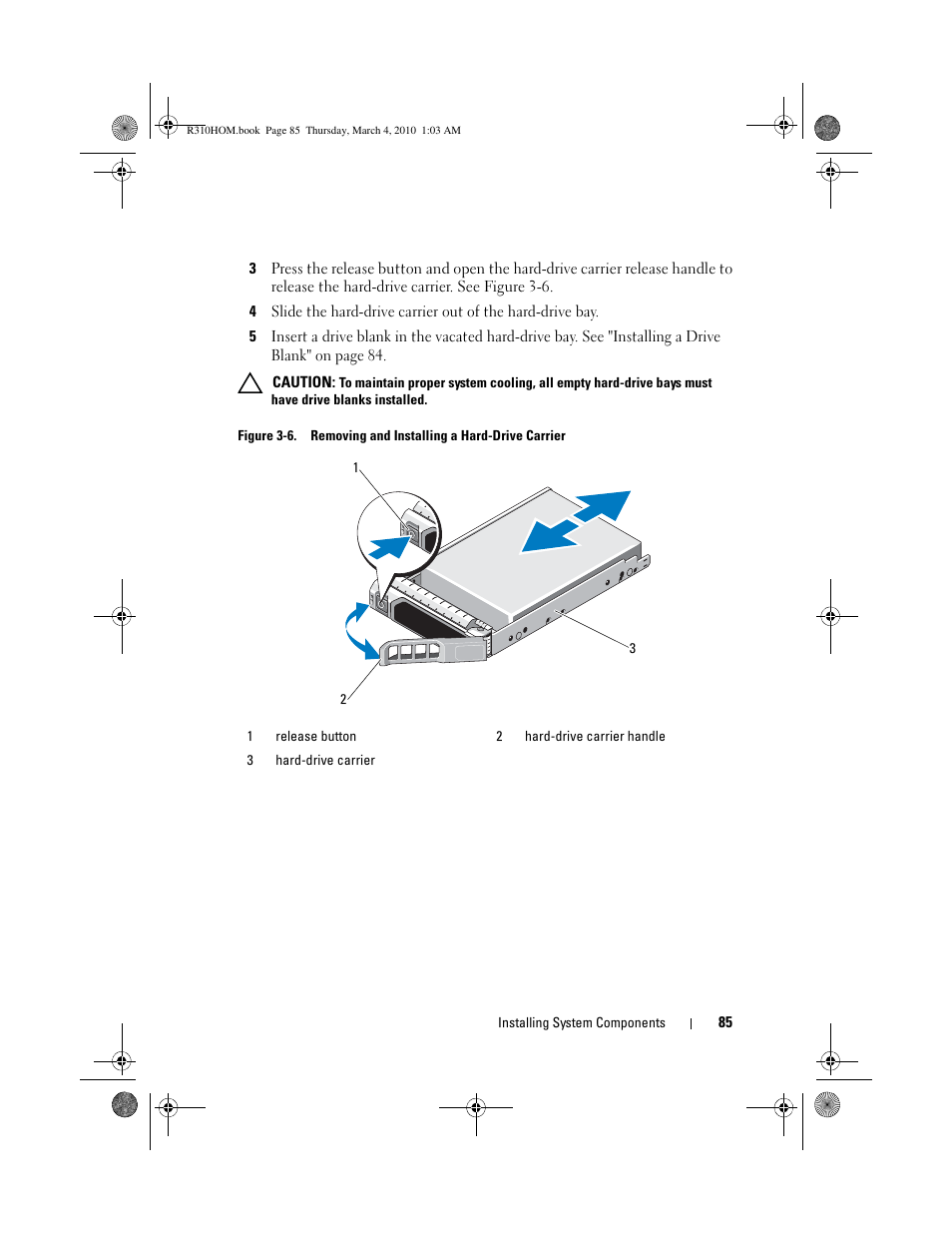 Dell PowerEdge R310 User Manual | Page 85 / 176