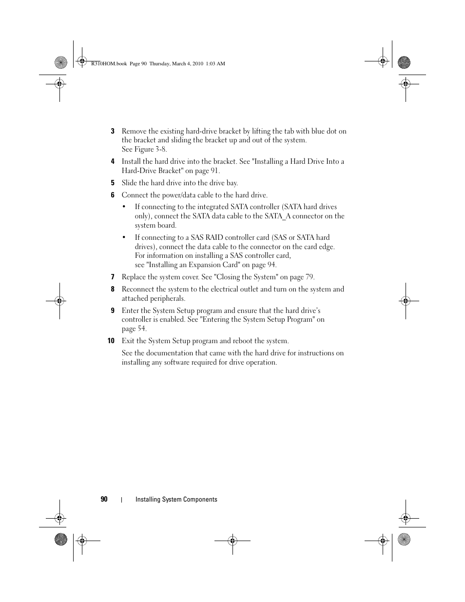 Dell PowerEdge R310 User Manual | Page 90 / 176