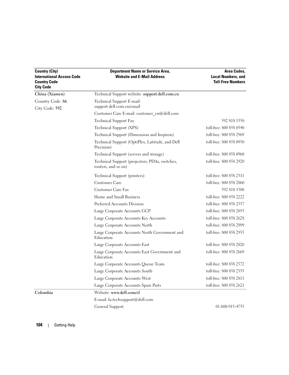 Dell PowerEdge SC1435 User Manual | Page 104 / 132