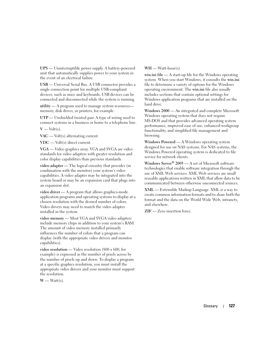 Dell PowerEdge SC1435 User Manual | Page 127 / 132