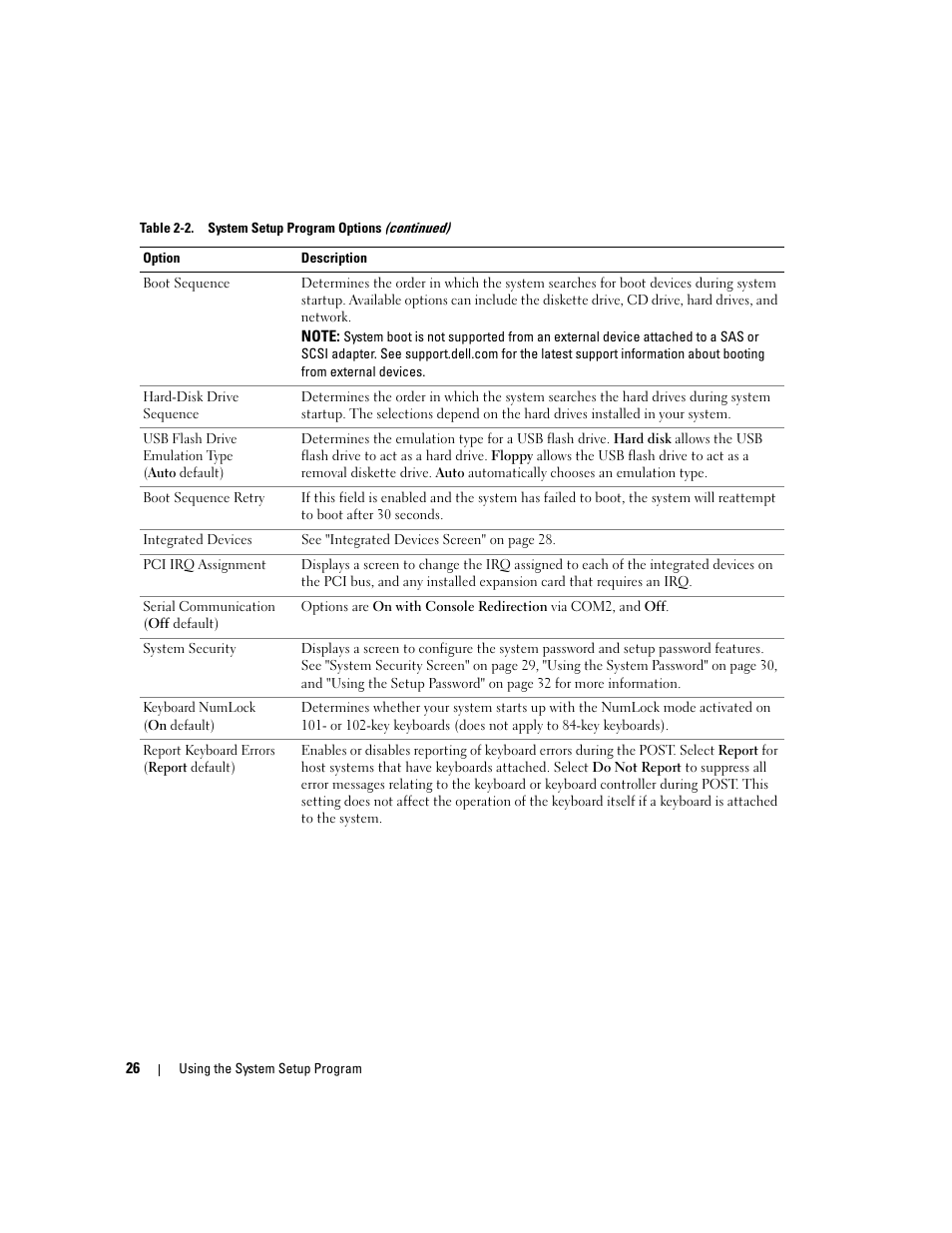 Dell PowerEdge SC1435 User Manual | Page 26 / 132