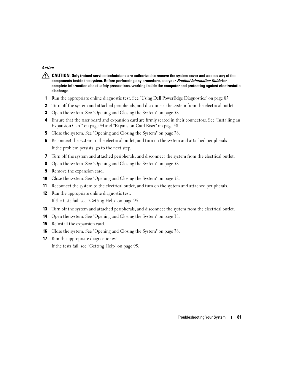 Dell PowerEdge SC1435 User Manual | Page 81 / 132